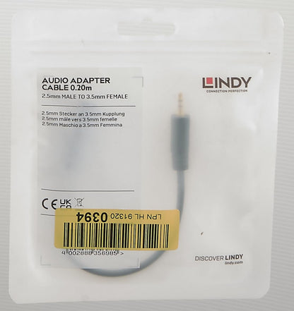 Adattatore Audio 2.5Mm M / 3.5Mm