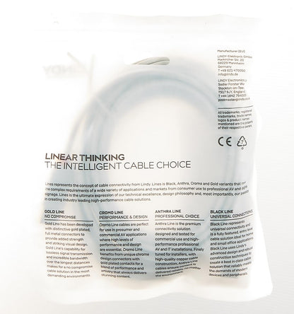 LINDY 36715 USB 2.0 Type A Extension Cable, Anthra Line - Grey