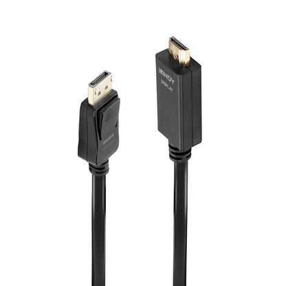 LINDY 36921 1m DisplayPort to HDMI 10.2G Cable, Black