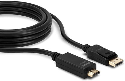 LINDY 36921 1m DisplayPort to HDMI 10.2G Cable, Black