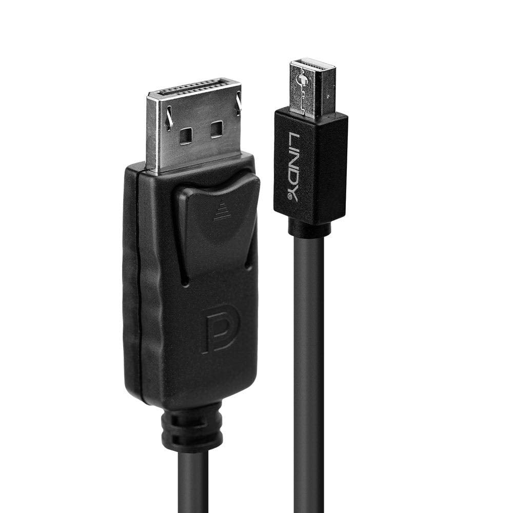 Lindy 41646 Cavo Mini DisplayPort a DisplayPort Nero, 2m