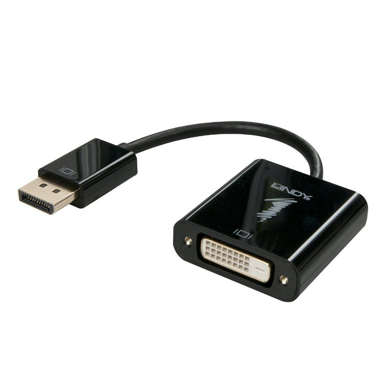 LINDY 41734 DisplayPort to DVI-D Active Adapter Converter, white