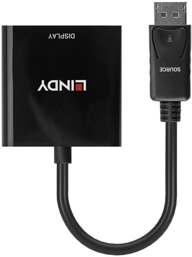 LINDY 41734 DisplayPort to DVI-D Active Adapter Converter, white