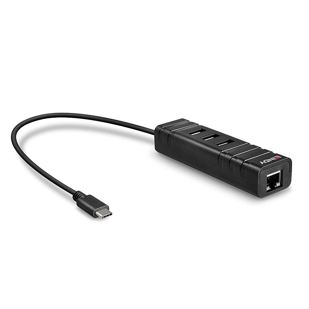 LINDY compatible USB 3.1 Hub and GB Ethernet Adapt.