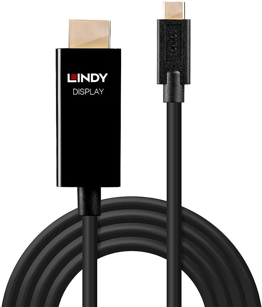 LINDY 2m USB Type C to HDMI 4K60 Adapter Cable with HDR
