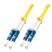 Lindy 2.0m OS2 LC Duplex cable de fibra optica 2 m Amarillo - Cable de fibra óptica (2 m, OS2, LC, LC, Male connector / Male connector, Amarillo