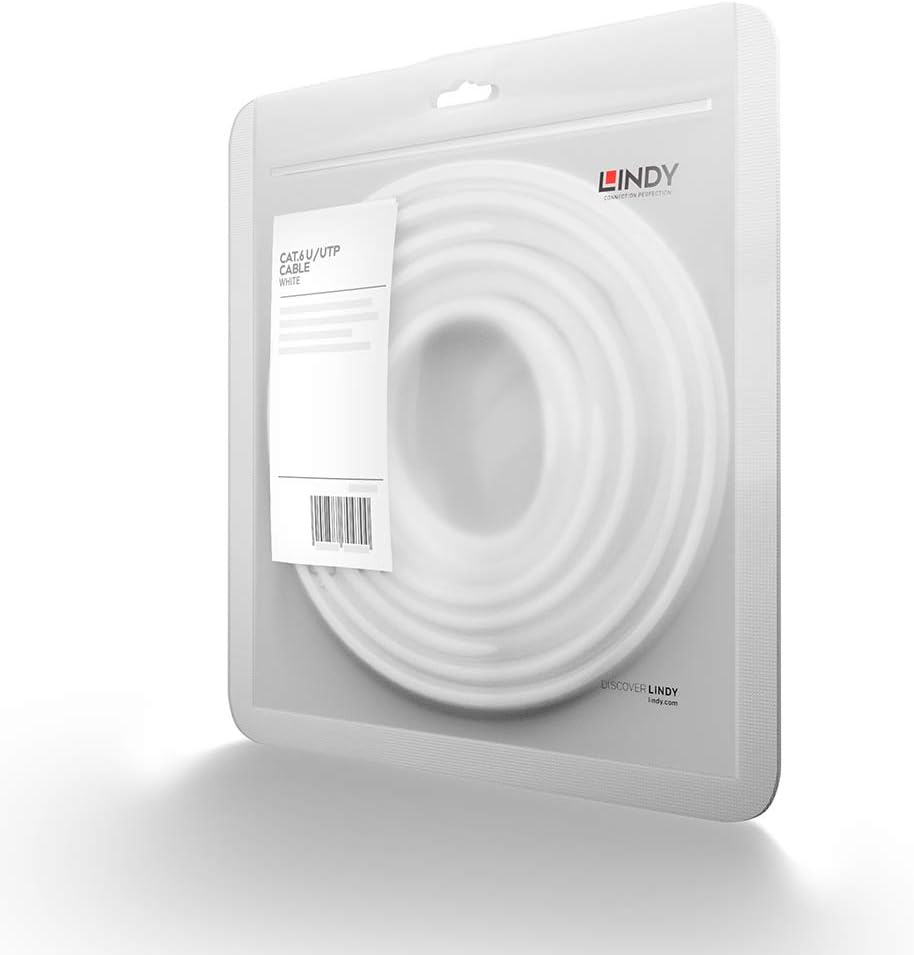 LINDY 0.3m Cat.6 U/UTP Network Cable
