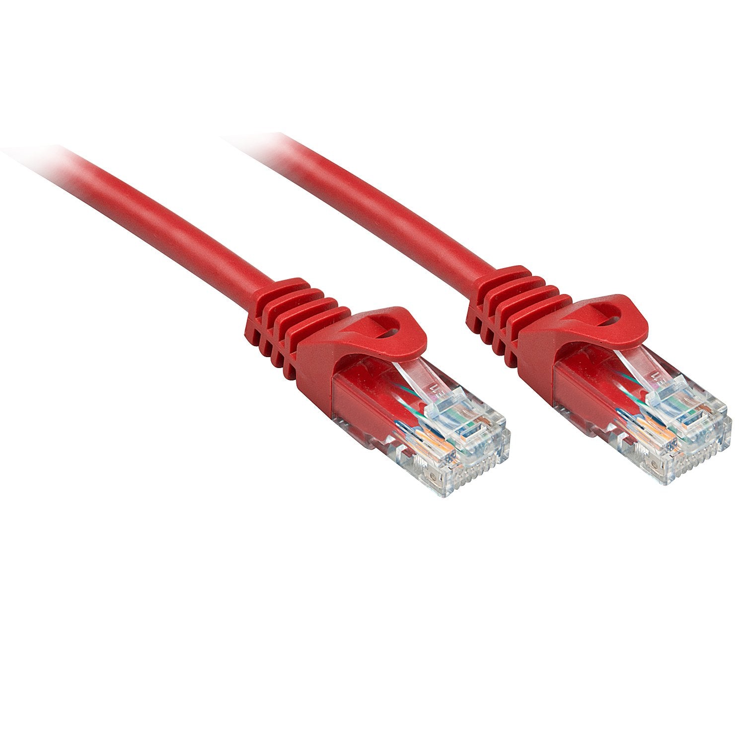 LINDY Rj45/Rj45 Cat6 2m - Cable de Red (2 m, Cat6, U/UTP (UTP), RJ-45, RJ-45, Rojo