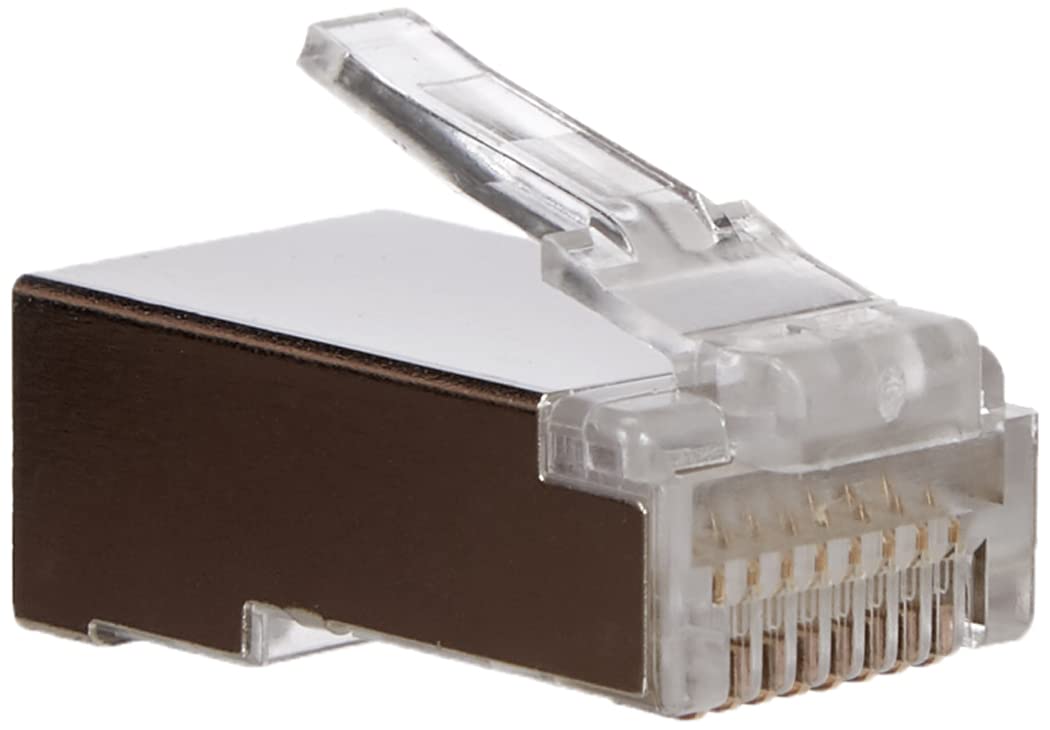 LINDY RJ-45 Male Connector 8 Pin STP CAT6 Pack of 10