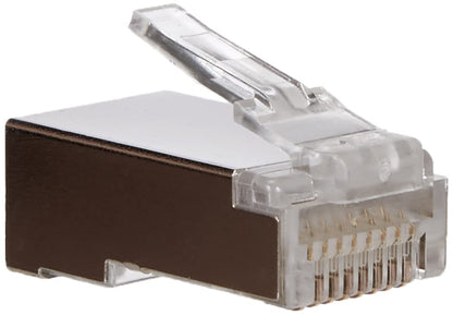 LINDY RJ-45 Male Connector 8 Pin STP CAT6 Pack of 10