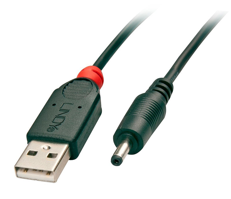 LINDY 70265 1.5m USB to 0.7mm Inner / 2.5mm Outer DC Cable