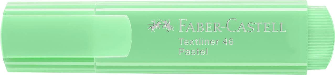 Faber-Castell 154666-10 Textliner 46 Fluorescent Markers - Pastel Tone - Light Green