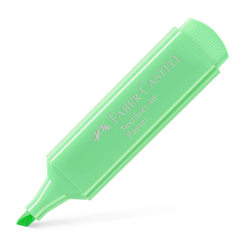 Faber-Castell 154666-10 Textliner 46 Fluorescent Markers - Pastel Tone - Light Green