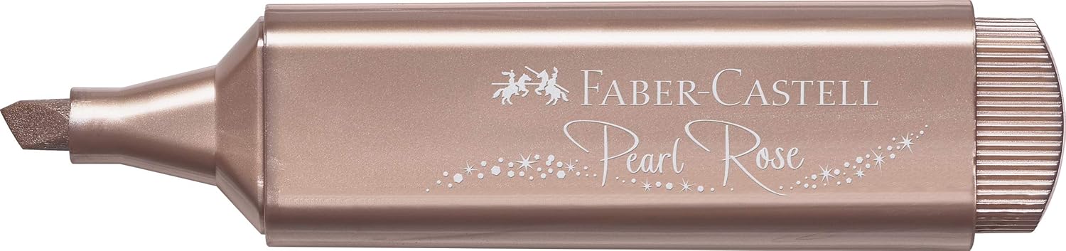 Faber-Castell 154626 Fluorescent Marker TEXTLINER 1546 Metallic Pink - Box of 10