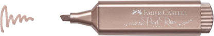 Faber-Castell 154626 Fluorescent Marker TEXTLINER 1546 Metallic Pink - Box of 10