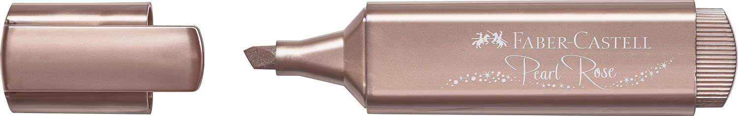 Faber-Castell 154626 Fluorescent Marker TEXTLINER 1546 Metallic Pink - Box of 10