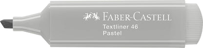 Faber-Castell 154634 – Caja de 10 Marcadores 1546 Pastel Colour Grey Seda