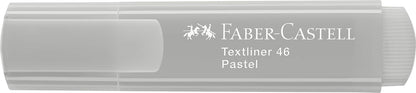 Faber-Castell 154634 – Caja de 10 Marcadores 1546 Pastel Colour Grey Seda