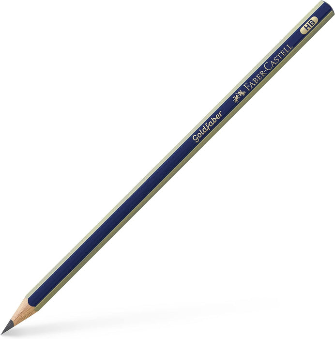 Faber Castell Gold 1221 HB Pencil - Black (Pack of 12