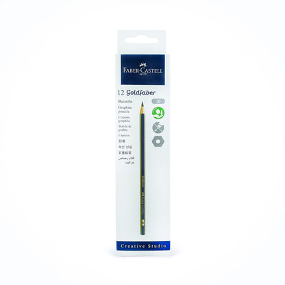 Faber Castell Gold 1221 – 3B Pencil Pack of 12 Black