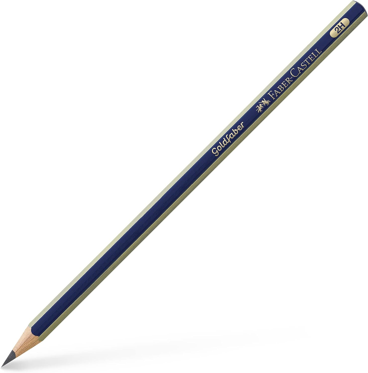 Faber Castell Gold 1221 2H Pencil Pack of 12 Black