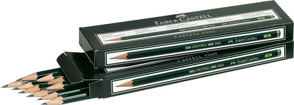 Faber-Castell CASTELL 9000 - wooden pencils (HB, Black, Triangular