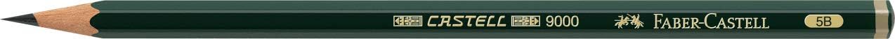 Faber-Castell Miscellaneous Castell 9000 Graphite Pencil, Pencil, 5B, For Art, Craft, Drawing, Sketching, Home, School, University, Colouring