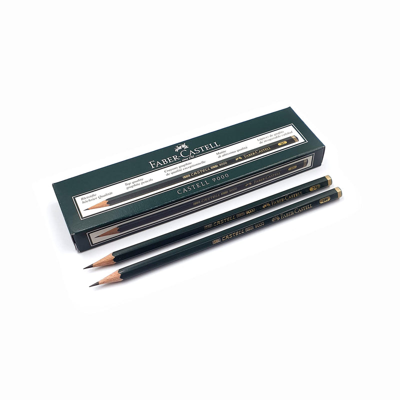 3H Pencil Faber Castell 9000 (single
