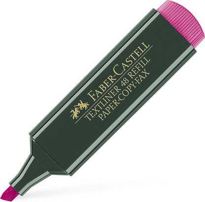 Faber-Castell 48-28 Text Liner - Pink (Pack of 10