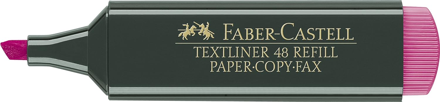 Faber-Castell 48-28 Text Liner - Pink (Pack of 10