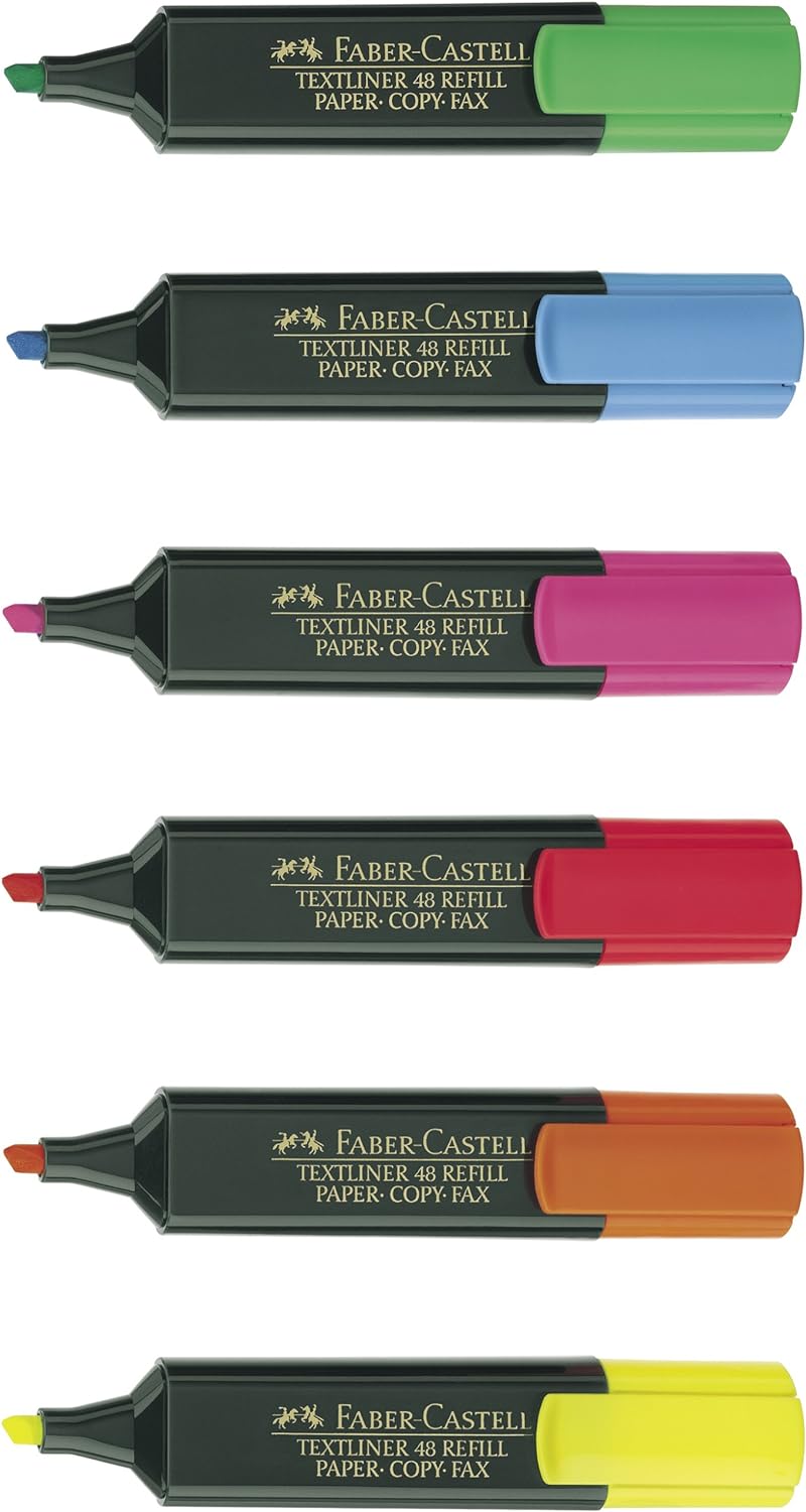 Faber-Castell 48-28 Text Liner - Pink (Pack of 10