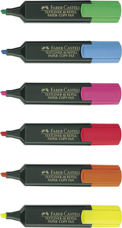 Faber-Castell 48-28 Text Liner - Pink (Pack of 10