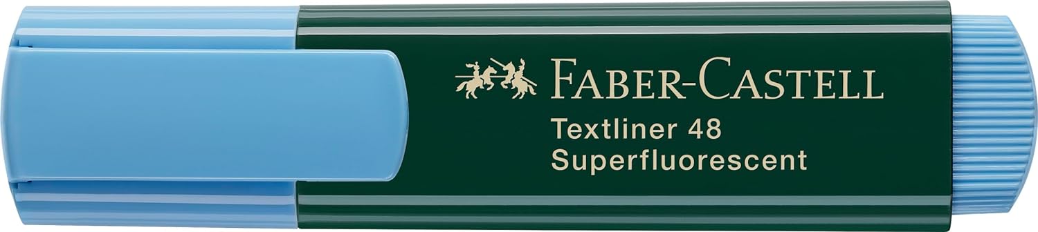 Faber-Castell 154851 Blue Chisel Tip 1pc - Marker (Blue, Chisel Tip, Blue, Green, Green, Plastic, Polypropylene, Water Based Ink