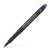 Faber-Castell 152351 Permanent Markers (S) 1pezzo Permanent Marker – Blue (Blue, Black, Blue, Plastic, Pack of 1) (S