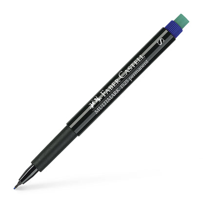Faber-Castell 152351 Permanent Markers (S) 1pezzo Permanent Marker – Blue (Blue, Black, Blue, Plastic, Pack of 1) (S
