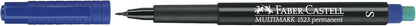 Faber-Castell 152351 Permanent Markers (S) 1pezzo Permanent Marker – Blue (Blue, Black, Blue, Plastic, Pack of 1) (S
