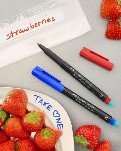 Faber-Castell 152521 Marker Pen Black,Red