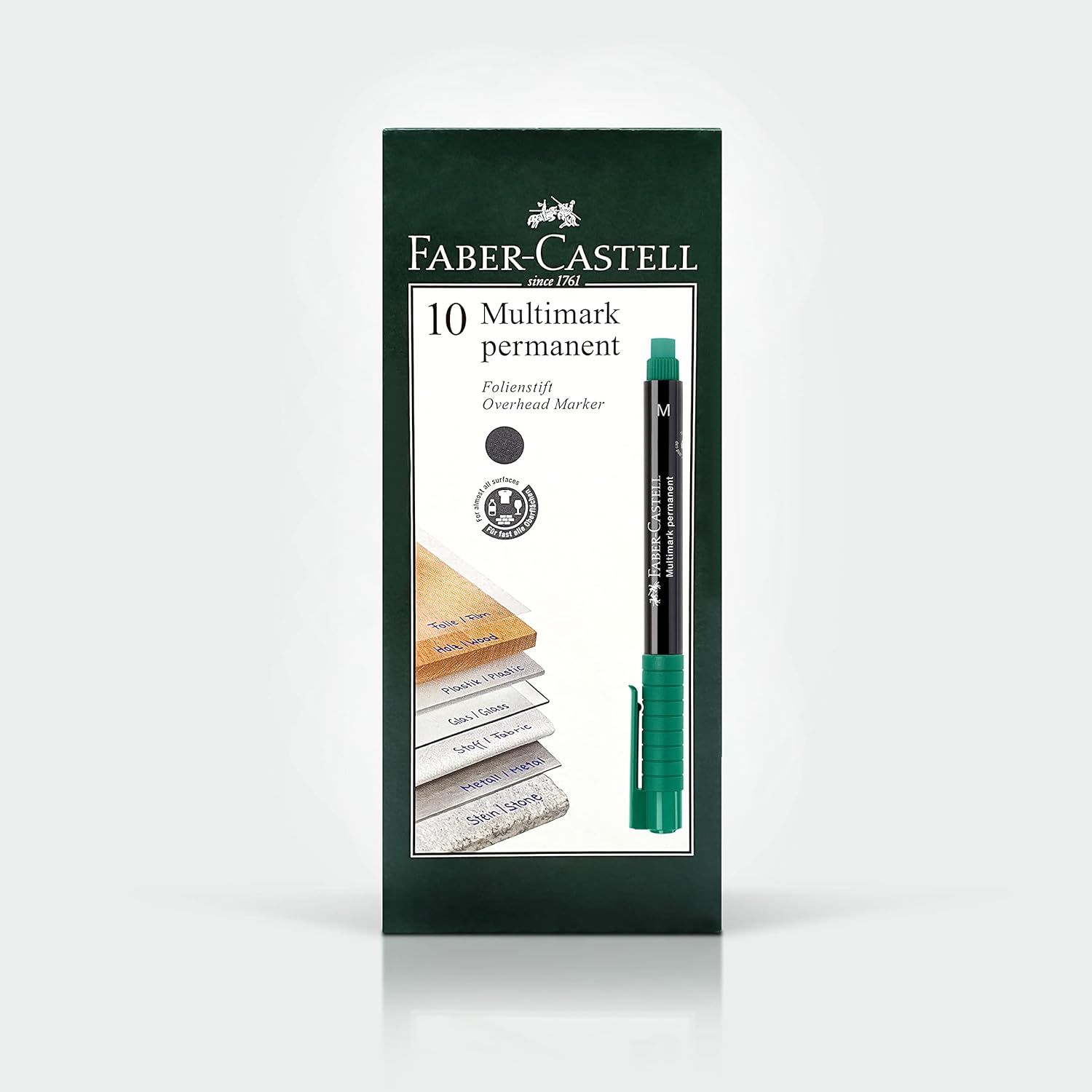 Faber-Castell 152563 Marker Pen Black,Green
