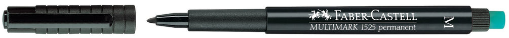 Faber-Castell Multimark Permanent Medium Marker - Black (Box of 10