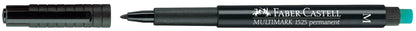 Faber-Castell Multimark Permanent Medium Marker - Black (Box of 10