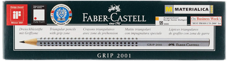 Faber-Castell Blacklead Pencil GRIP 2001 - 2B Pack Of 12