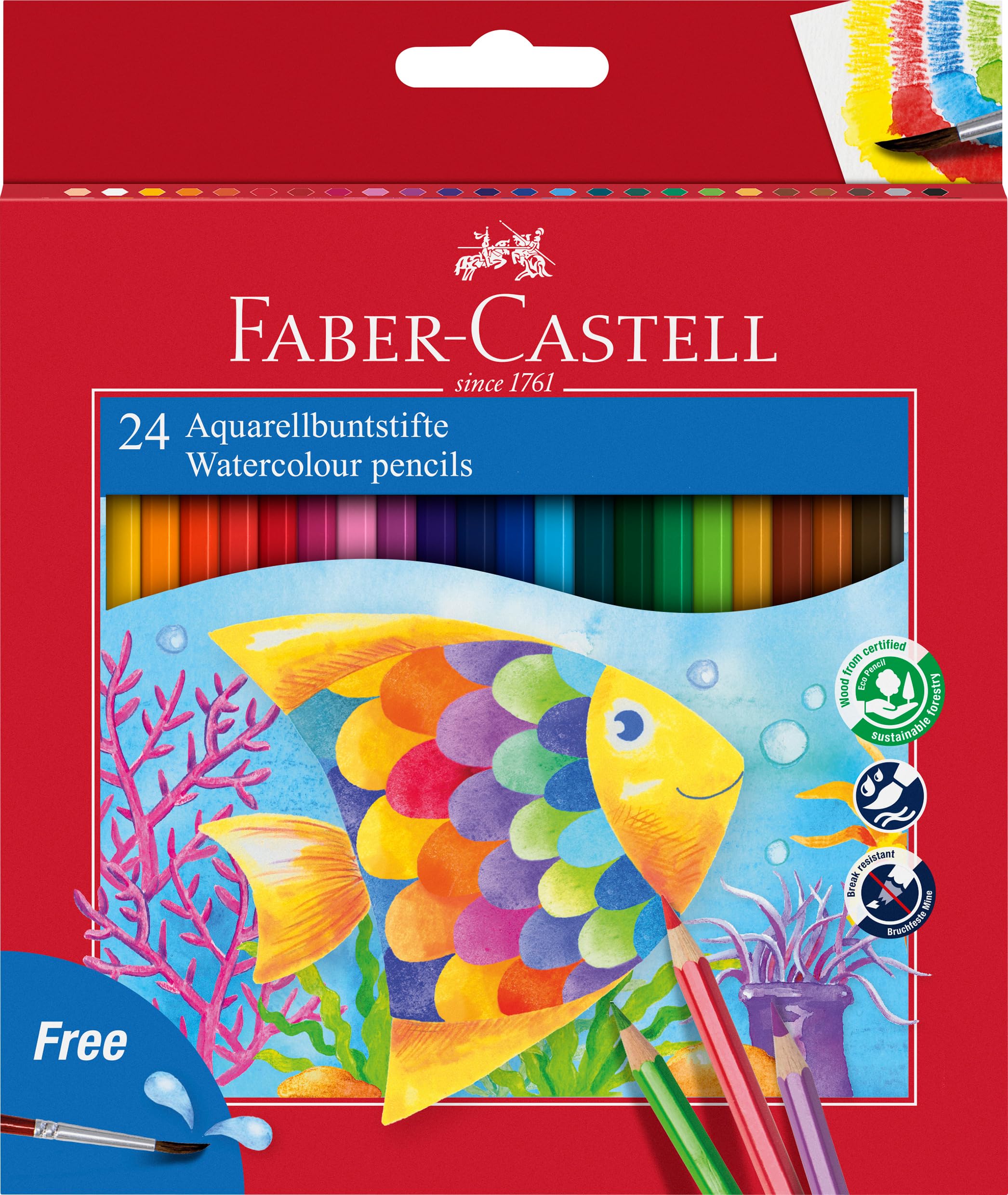 Faber-Castell Water Colour Pencils (Pack of 24