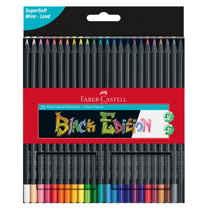 Faber-Castell Black Editition 24 x Colour Pencils
