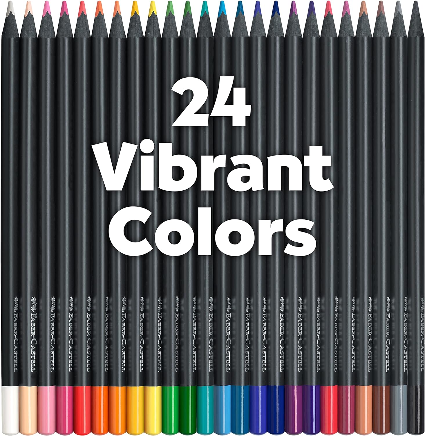 Faber-Castell Black Editition 24 x Colour Pencils