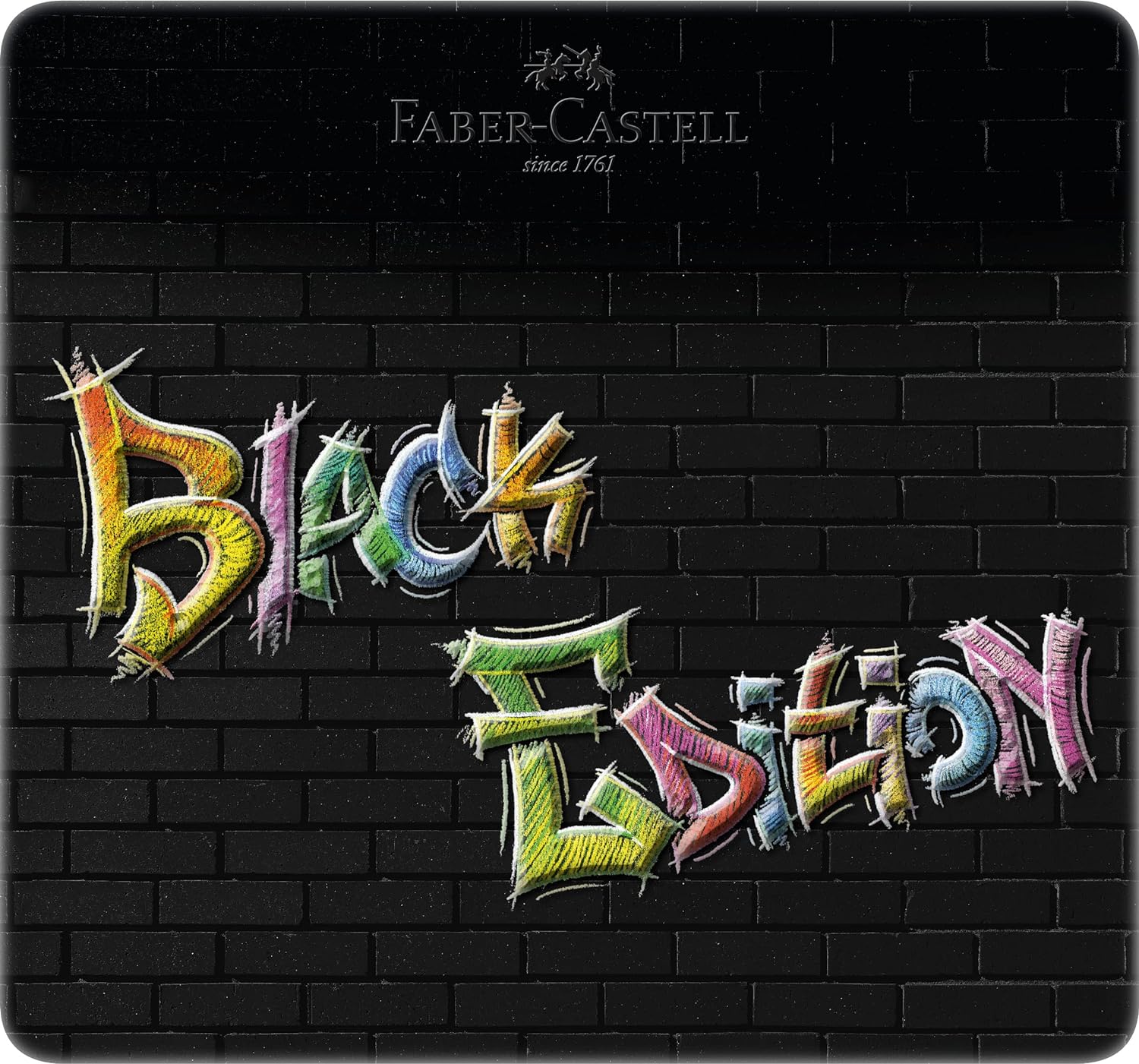 Faber Castell Colouring Pencils Black Edition, tin of 24 tin of 12