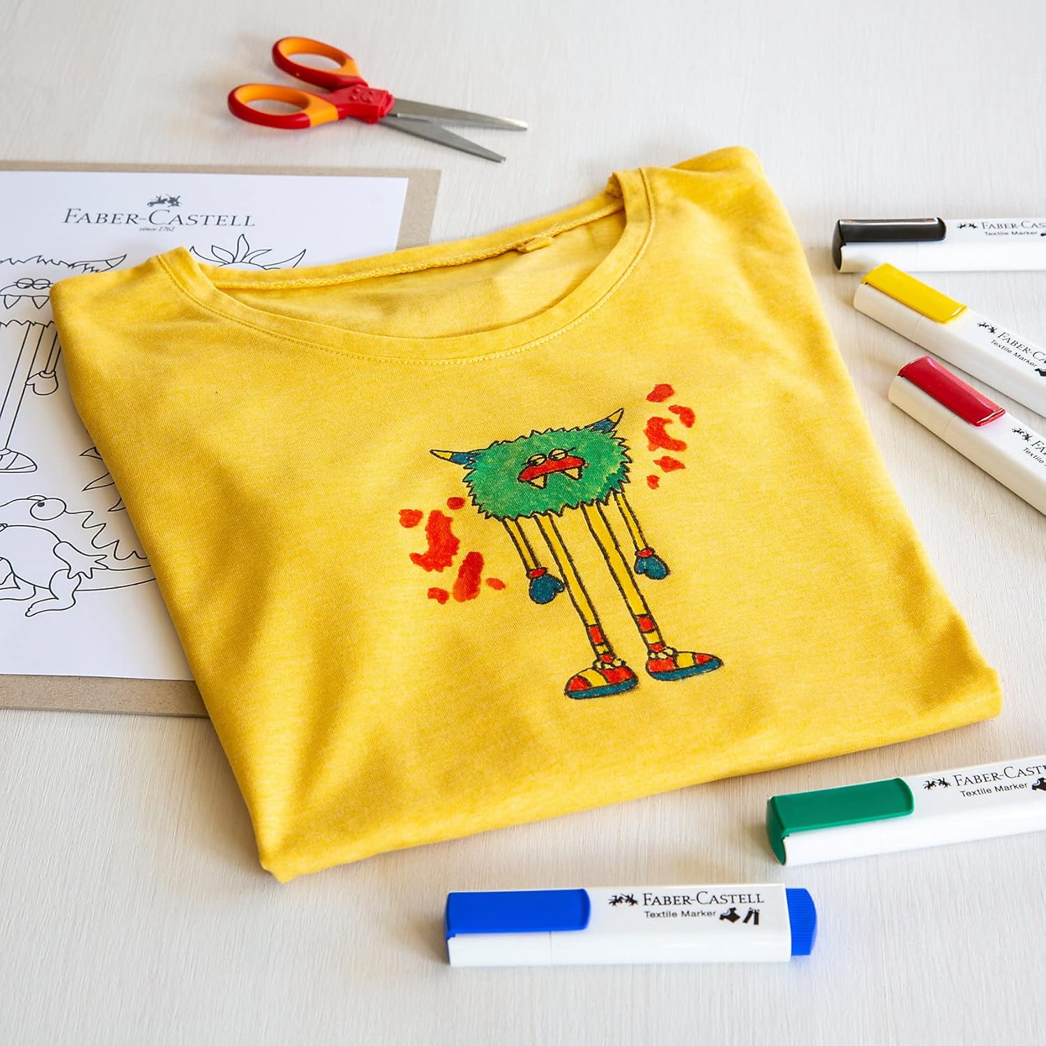 Faber-Castell Textile Markers - Set of 5