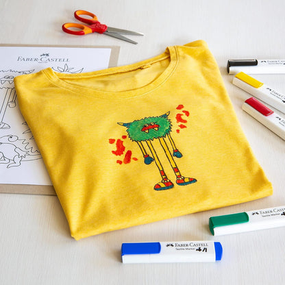 Faber-Castell Textile Markers - Set of 5