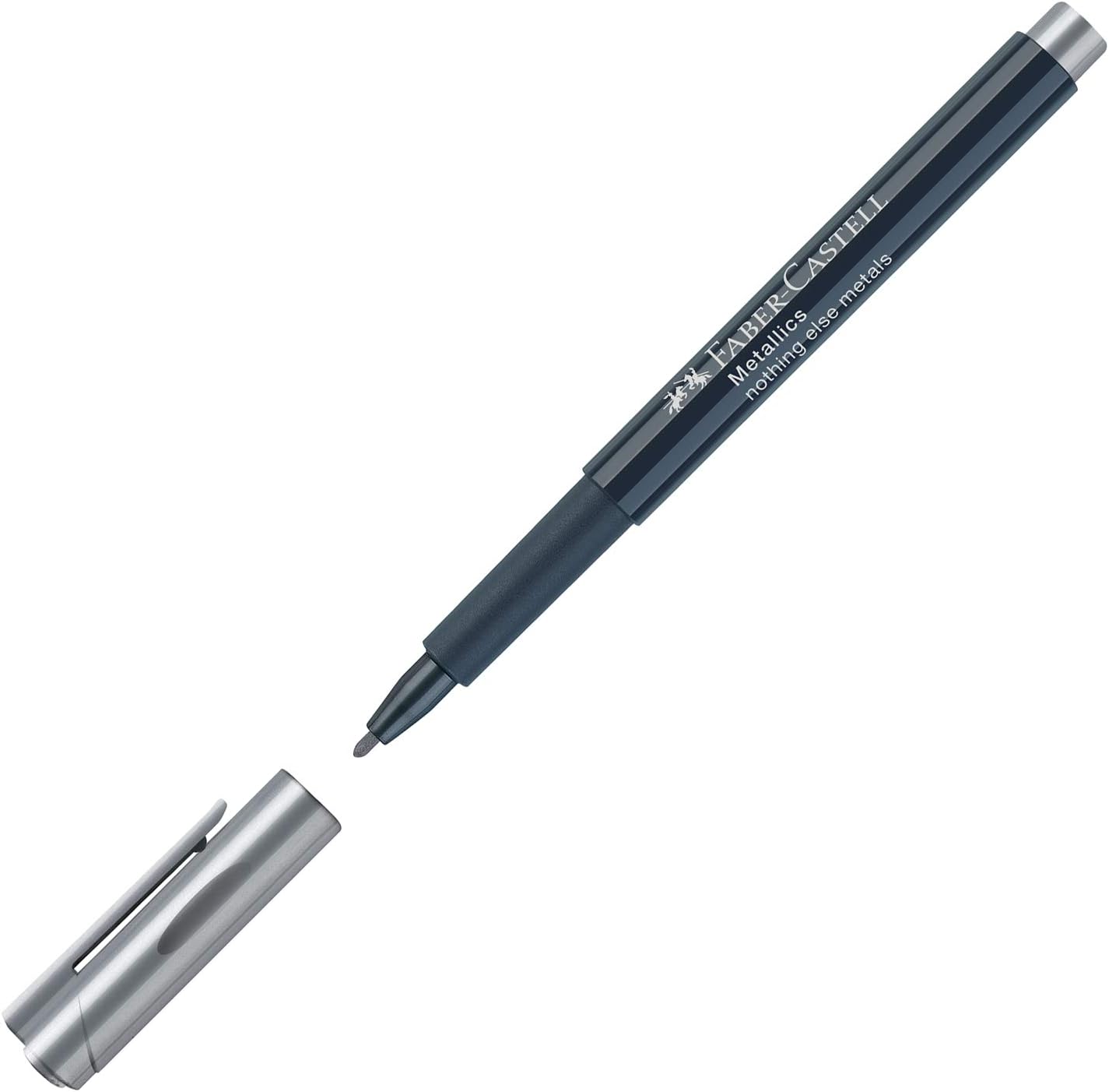 Faber-Castell Creative Studio Metallics Marker, Nothing Else Metals, Single Marker, For Art, Craft, Drawing, Sketching, Home, School, University, Colouring