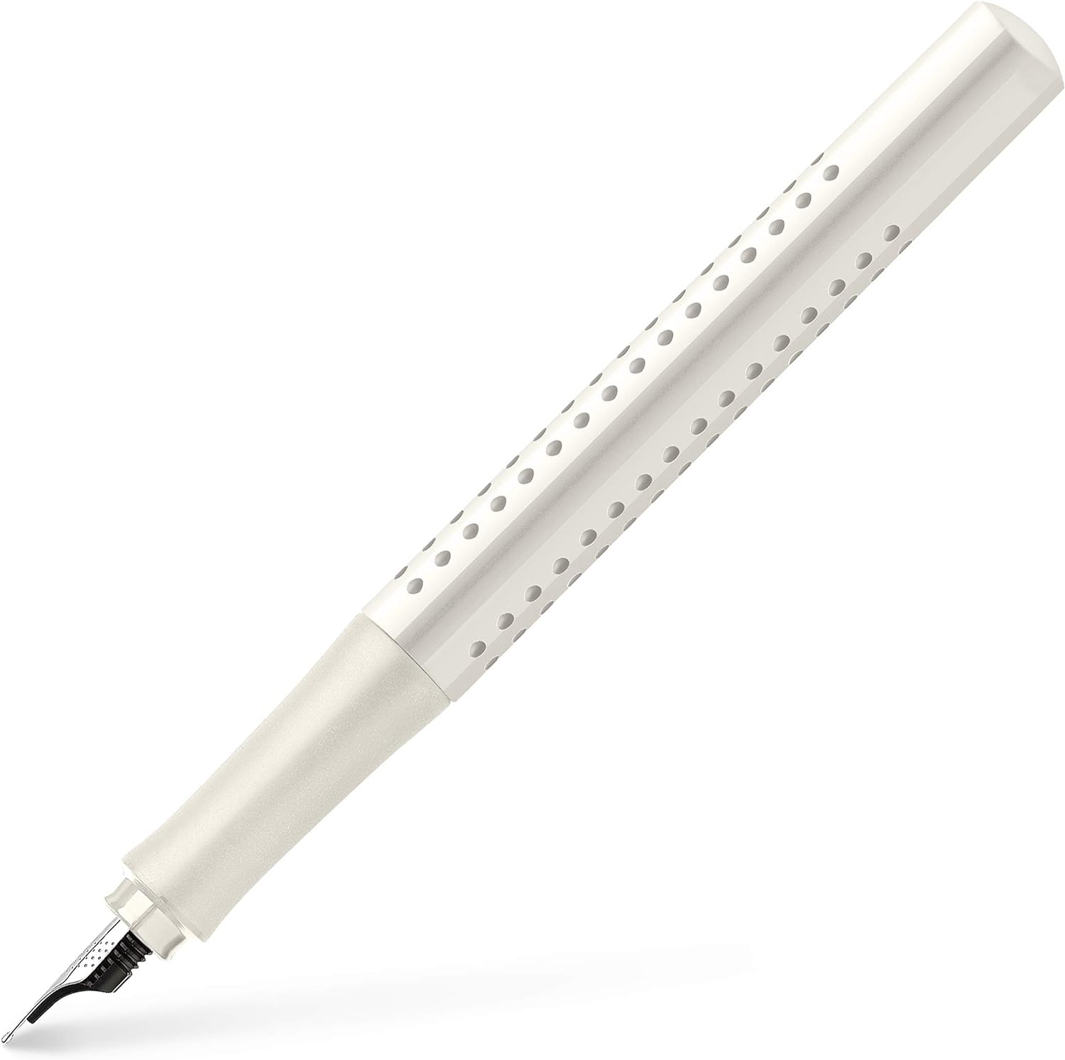 Faber-Castell Fountain pen M/Ballpoint pen set Grip coconut milk,White,3 Piece