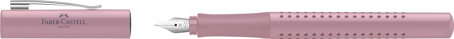 Faber-Castell Fountain pen M/Ballpoint pen set Grip 2010 rose shadows